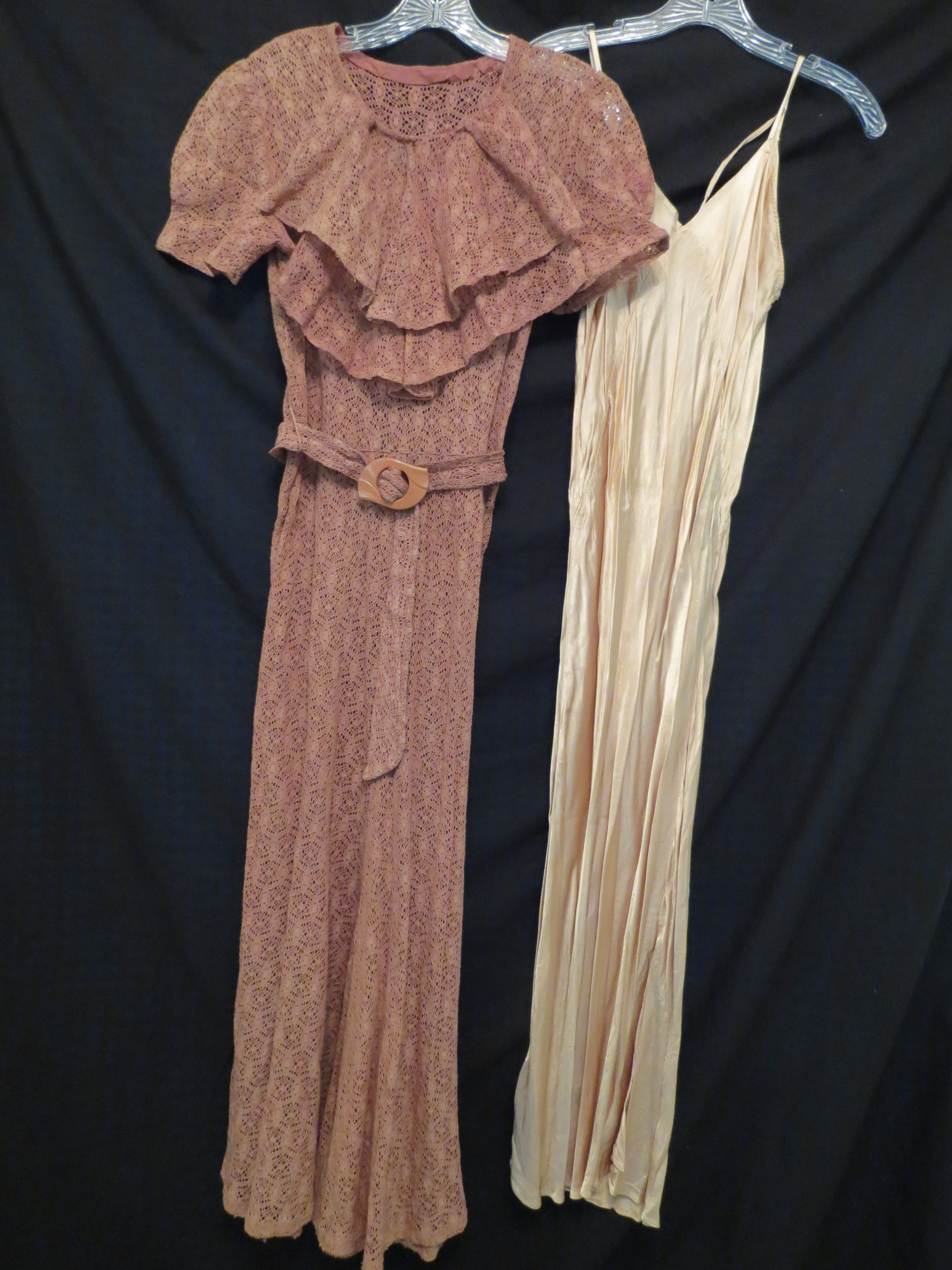 TRUE VINTAGE 1930'S BONNIE PARKER DRESS FOUND IN AN OLD CUPBOARD