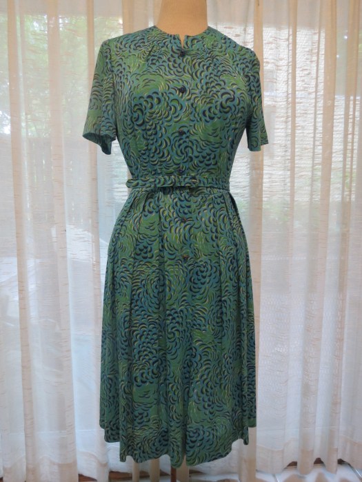 TRUE VINTAGE MID-FIFTIES DAY DRESS BY THE KORET COMPANY