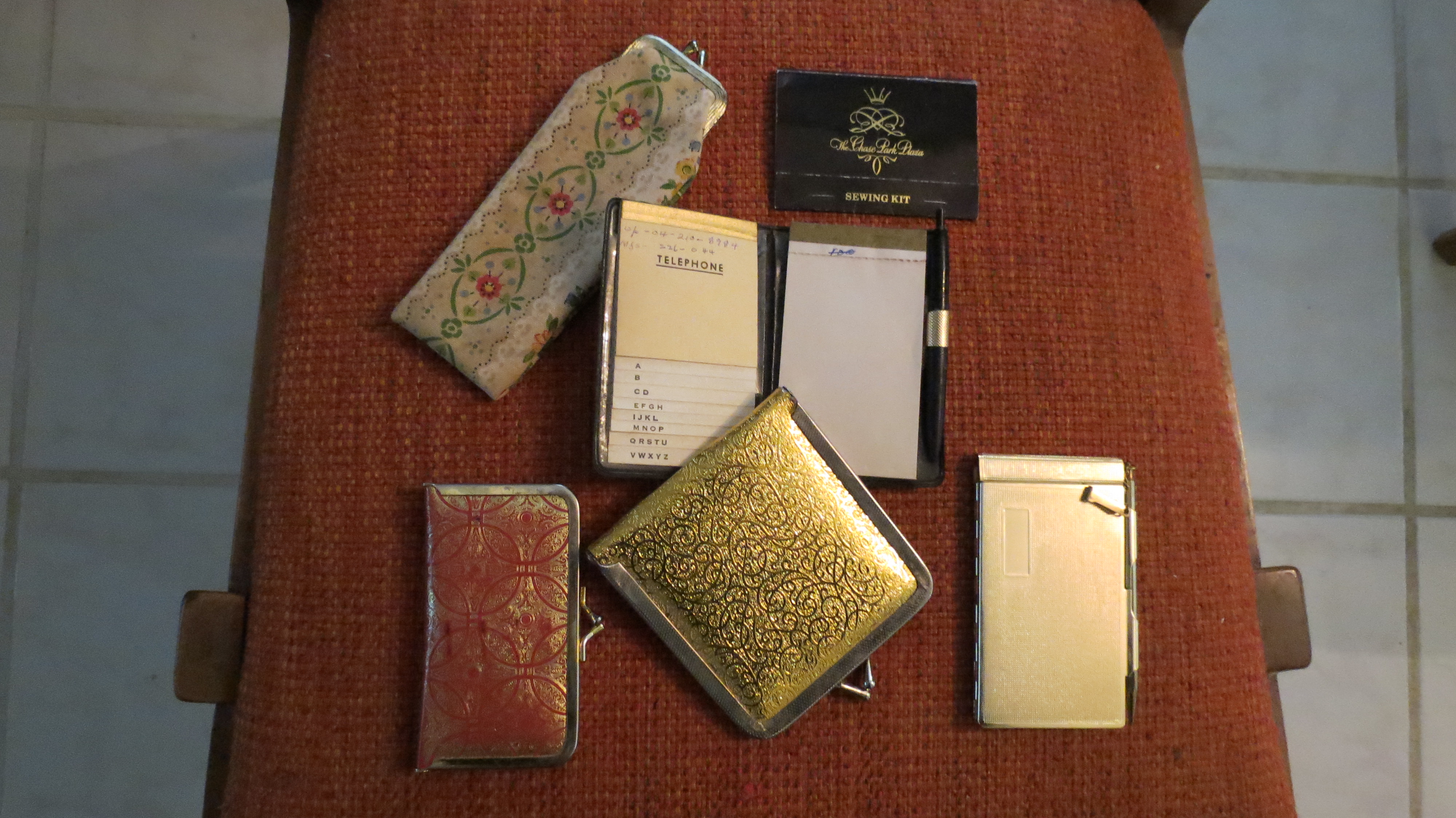 A FEW TRUE VINTAGE PURSE ACCESSORIES FROM THE 1950'S