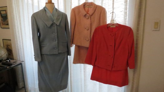 WINTER TO SPRING COLORFUL TRUE VINTAGE LADIES' SKIRT SUITS