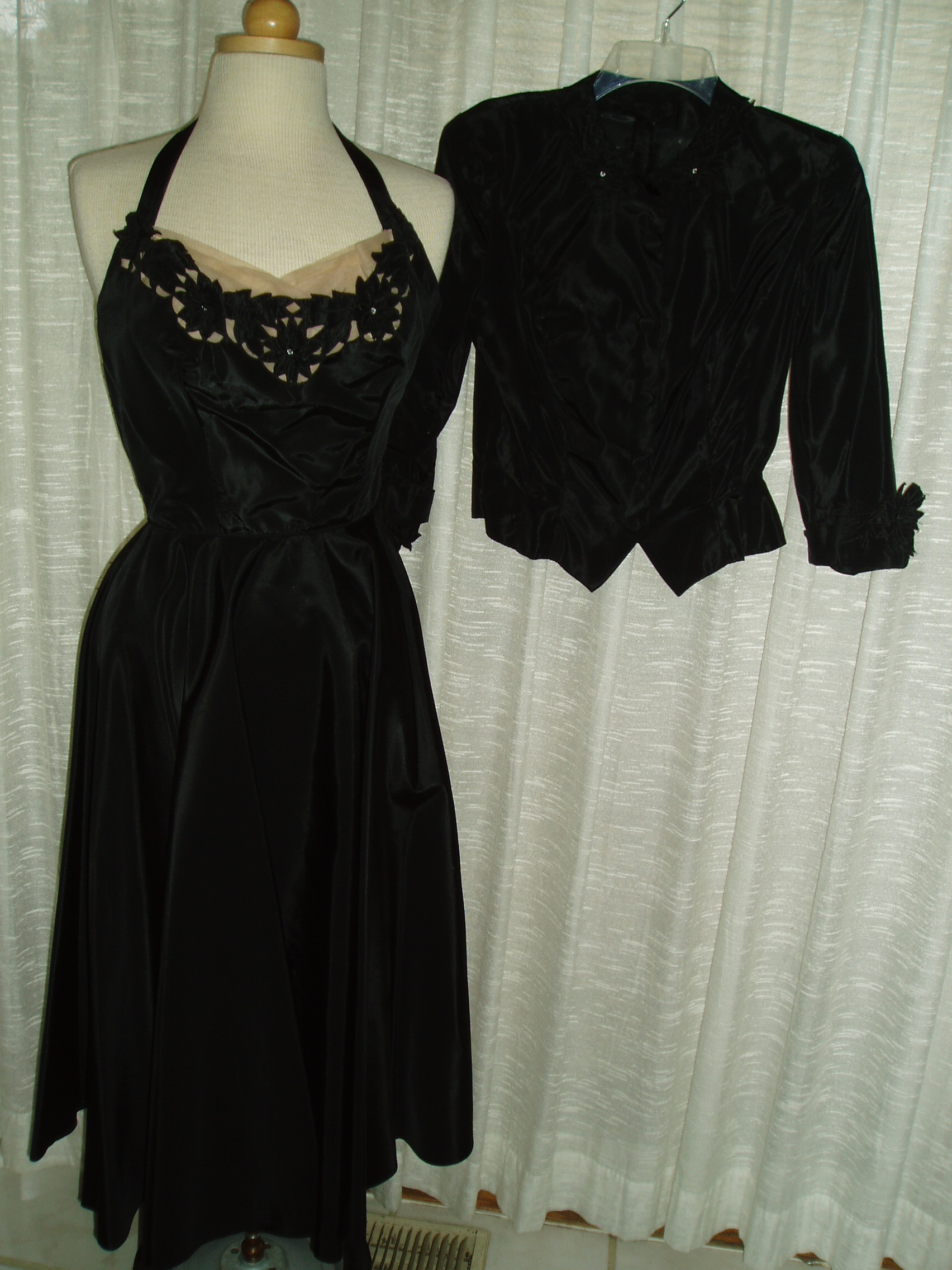 EMMA DOMB 1950'S PARTY FROCK AND JACKET