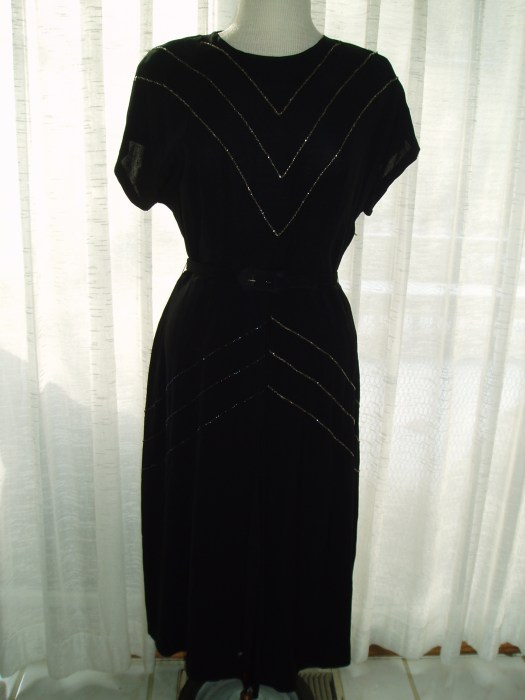 ANOTHER AUTHENTIC 1930'S DRESSY FROCK