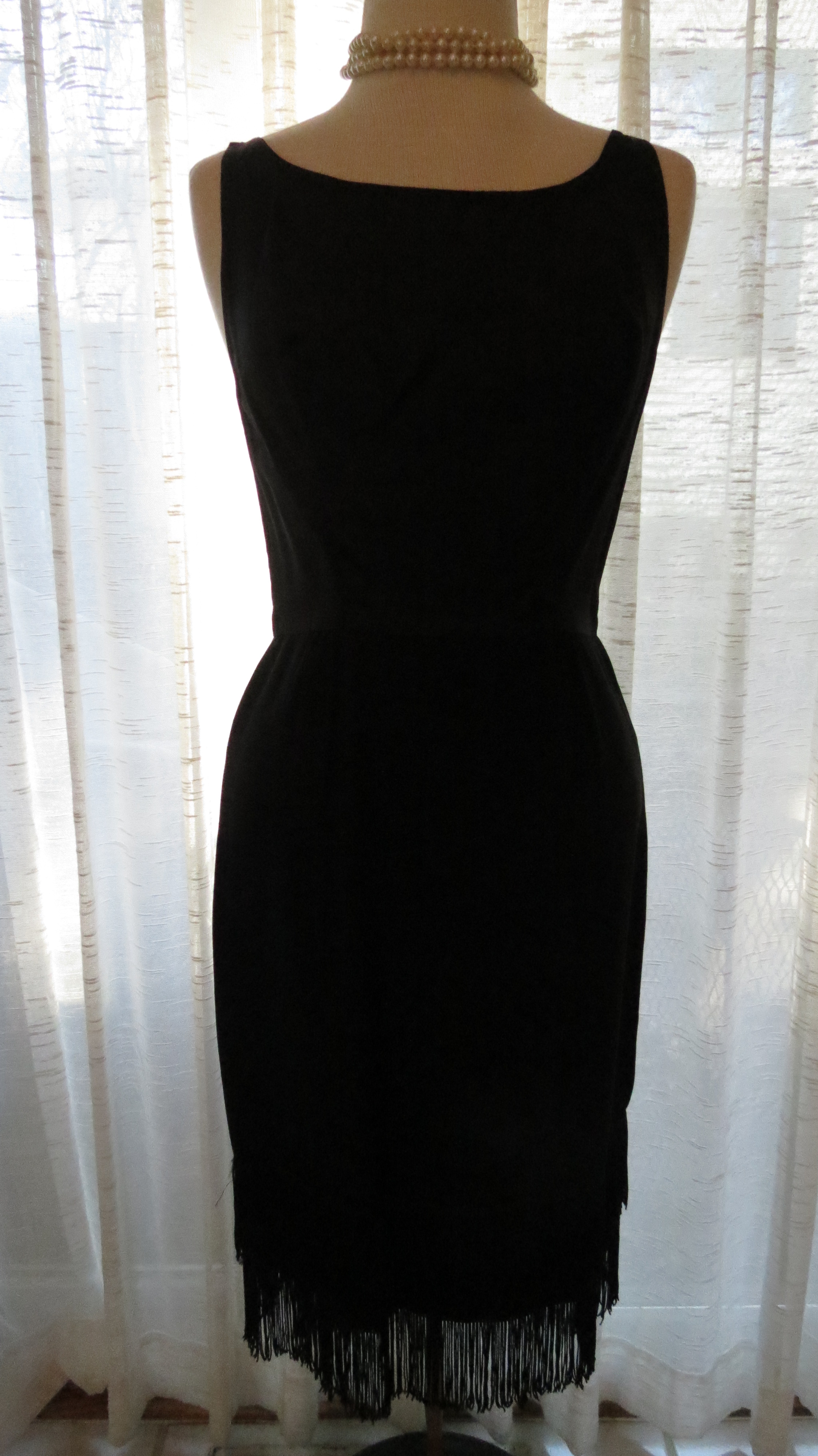 ANOTHER TRUE VINTAGE LBD FROM THE SIXTIES - THIS ONE DEFINITELY FOR DANCING!